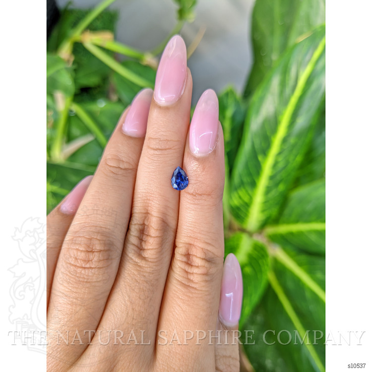 0.84 Ct. Blue Sapphire from Ceylon (Sri Lanka)