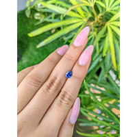 0.84 Ct. Blue Sapphire from Ceylon (Sri Lanka) Life Style