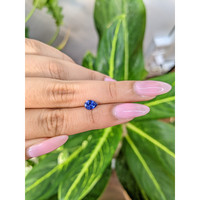 0.84 Ct. Blue Sapphire from Ceylon (Sri Lanka) Life Style