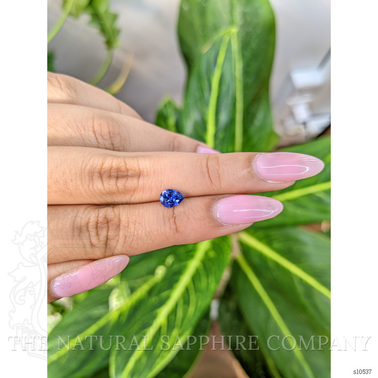 0.84 Ct. Blue Sapphire from Ceylon (Sri Lanka)