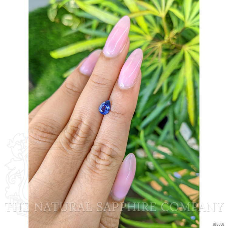 0.78 Ct. Blue Sapphire from Ceylon (Sri Lanka)