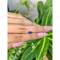 0.78 Ct. Blue Sapphire from Ceylon (Sri Lanka) Life Style