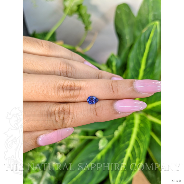 0.78 Ct. Blue Sapphire from Ceylon (Sri Lanka)