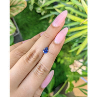 0.85 Ct. Blue Sapphire from Ceylon (Sri Lanka) Life Style