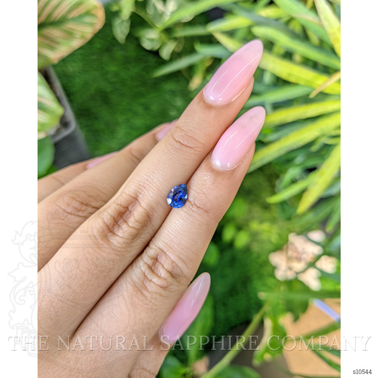 0.85 Ct. Blue Sapphire from Ceylon (Sri Lanka)