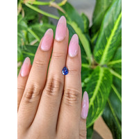 0.85 Ct. Blue Sapphire from Ceylon (Sri Lanka) Life Style