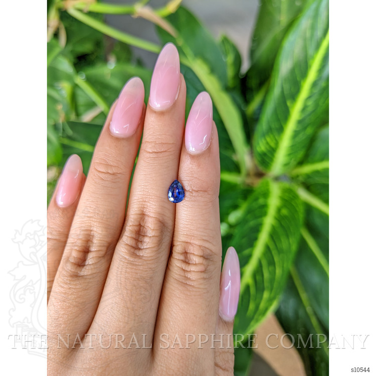 0.85 Ct. Blue Sapphire from Ceylon (Sri Lanka)