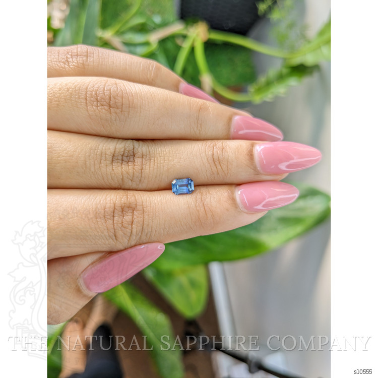 0.78 Ct. Blue Sapphire from Ceylon (Sri Lanka)