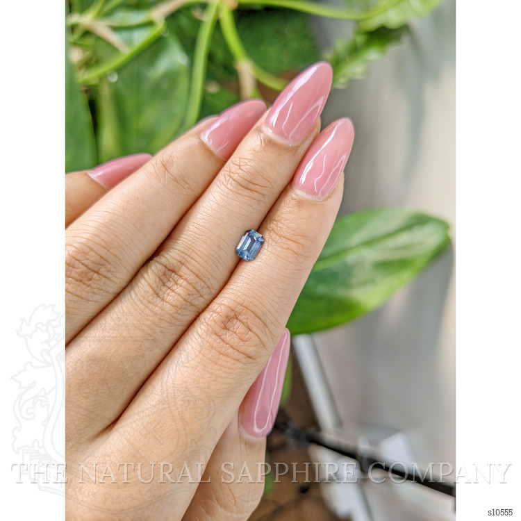 0.78 Ct. Blue Sapphire from Ceylon (Sri Lanka)