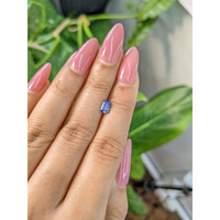 0.79 Ct. Blue Sapphire from Ceylon (Sri Lanka) Life Style