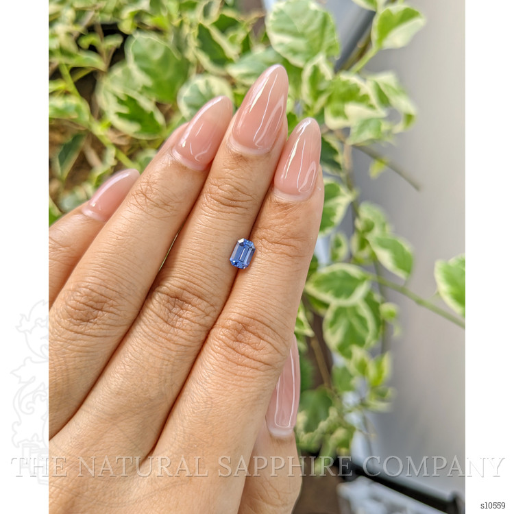 0.84 Ct. Blue Sapphire from Ceylon (Sri Lanka)