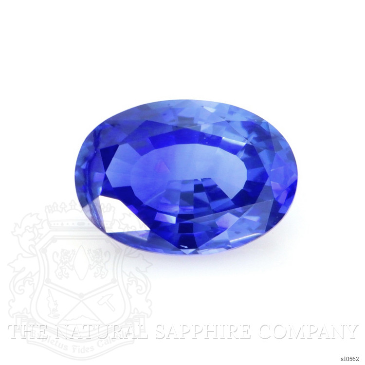 0.88 Ct. Blue Sapphire from Ceylon (Sri Lanka)