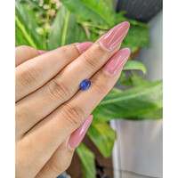 0.88 Ct. Blue Sapphire from Ceylon (Sri Lanka) Life Style