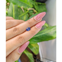 0.94 Ct. Blue Sapphire from Ceylon (Sri Lanka) Life Style