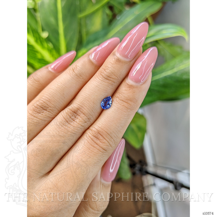 0.75 Ct. Blue Sapphire from Ceylon (Sri Lanka)