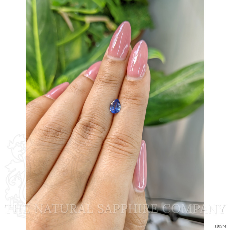 0.75 Ct. Blue Sapphire from Ceylon (Sri Lanka)
