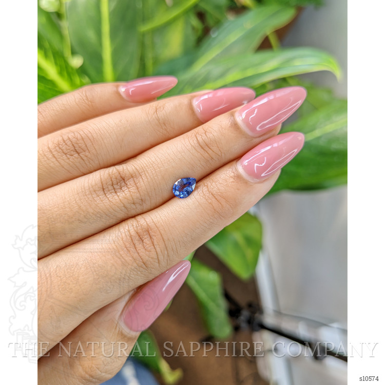 0.75 Ct. Blue Sapphire from Ceylon (Sri Lanka)