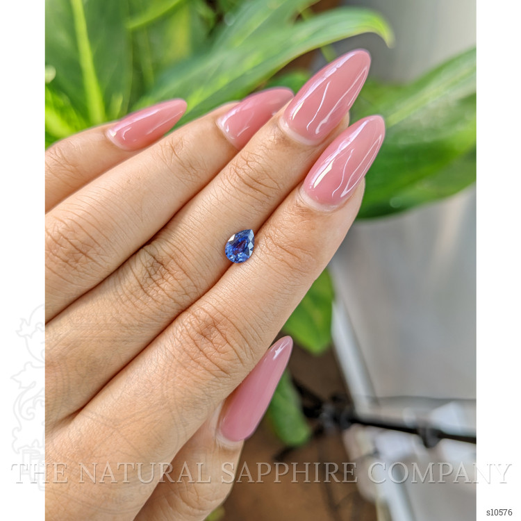 0.77 Ct. Blue Sapphire from Ceylon (Sri Lanka)