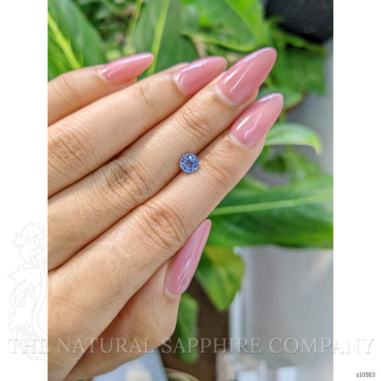 0.76 Ct. Blue Sapphire from Ceylon (Sri Lanka)