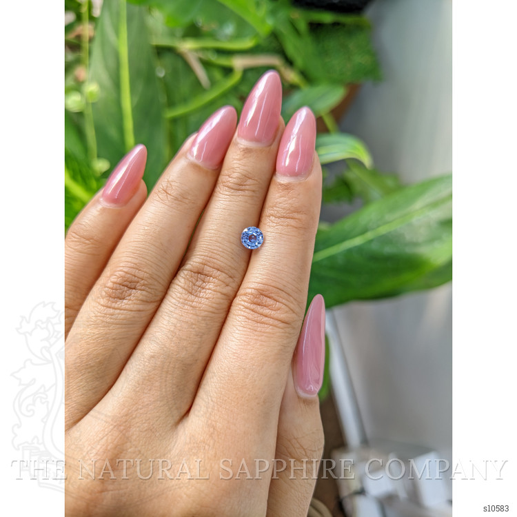 0.76 Ct. Blue Sapphire from Ceylon (Sri Lanka)