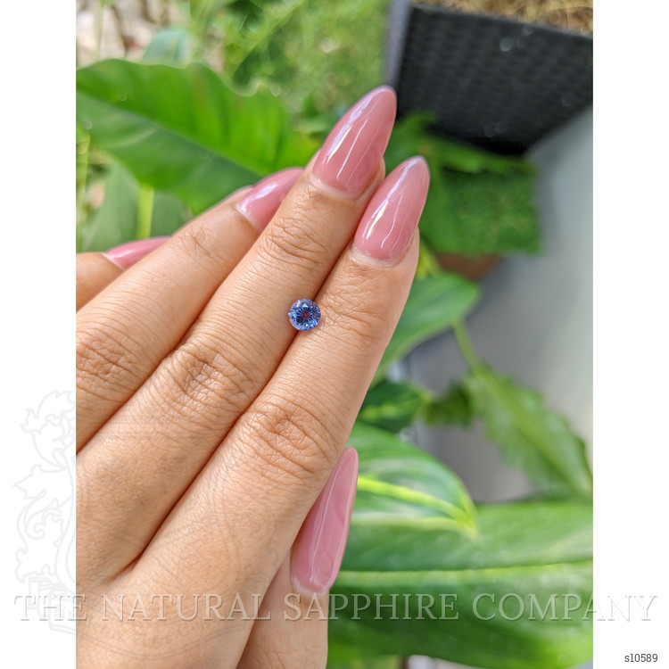 0.71 Ct. Blue Sapphire from Ceylon (Sri Lanka)