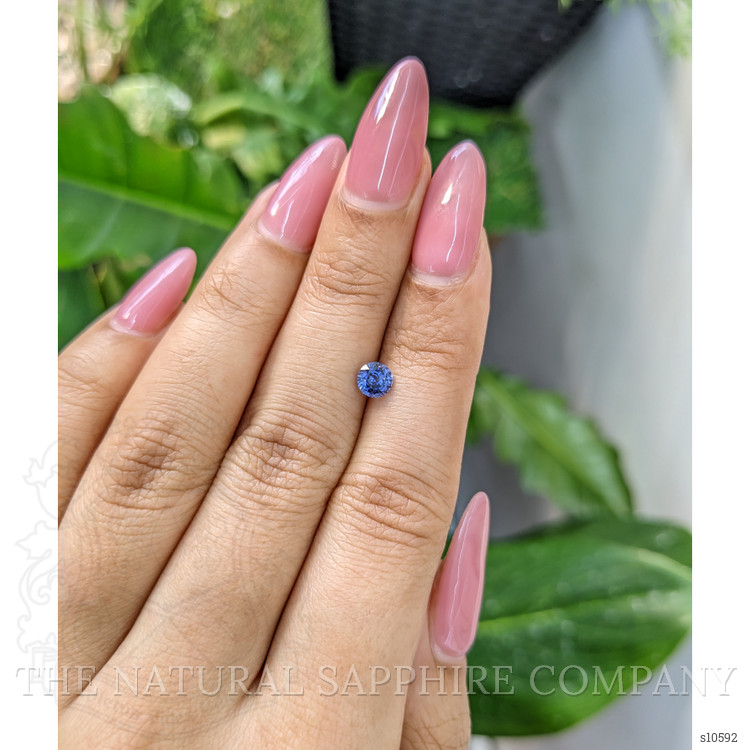 0.67 Ct. Blue Sapphire from Ceylon (Sri Lanka)