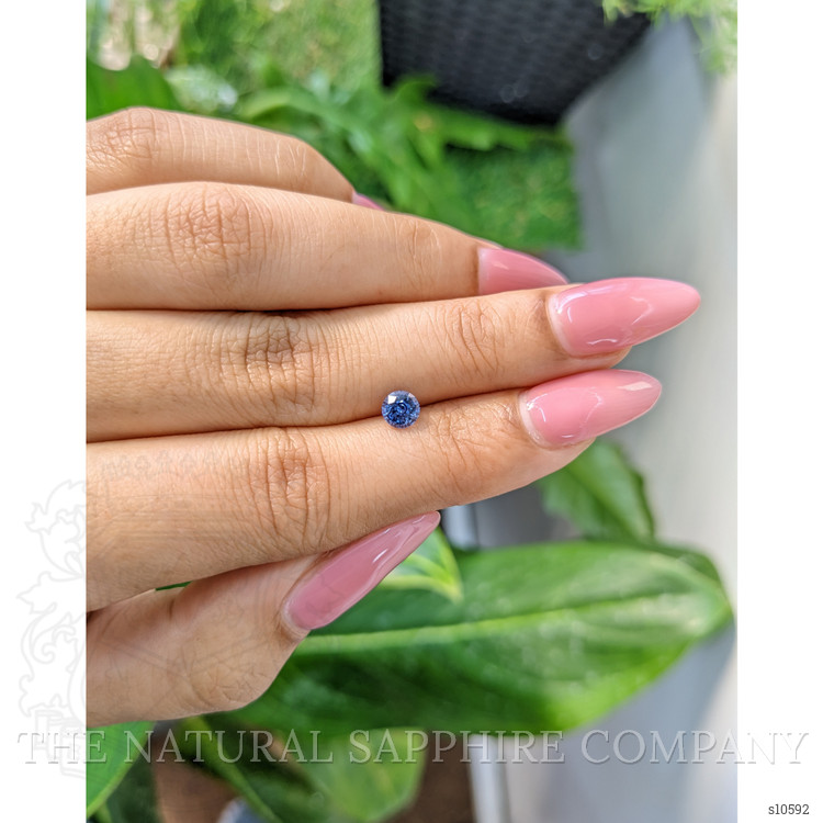 0.67 Ct. Blue Sapphire from Ceylon (Sri Lanka)