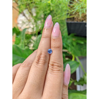 0.62 Ct. Blue Sapphire from Ceylon (Sri Lanka) Life Style