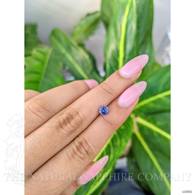 0.80 Ct. Blue Sapphire from Ceylon (Sri Lanka)