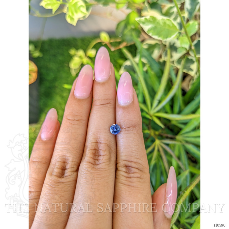 0.80 Ct. Blue Sapphire from Ceylon (Sri Lanka)