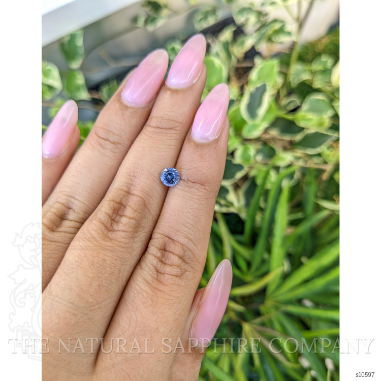 0.62 Ct. Blue Sapphire from Ceylon (Sri Lanka)