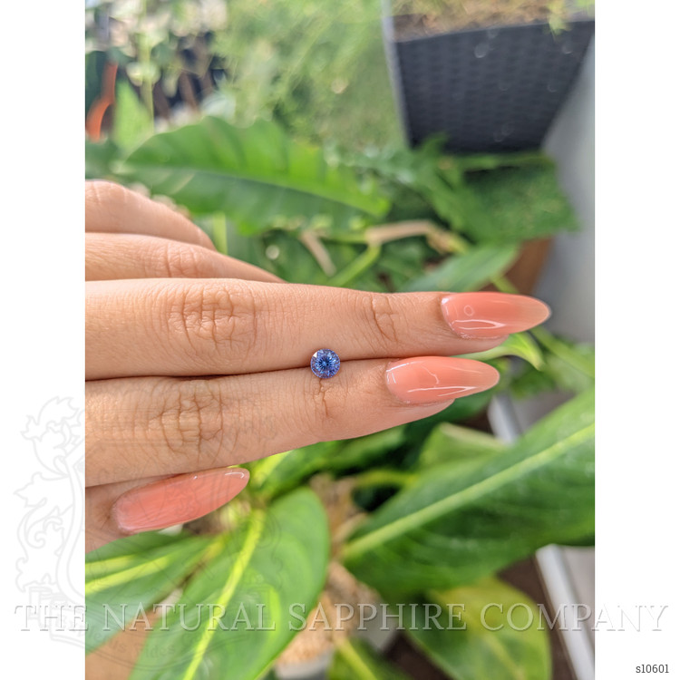 0.70 Ct. Blue Sapphire from Ceylon (Sri Lanka)