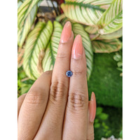 0.67 Ct. Blue Sapphire from Ceylon (Sri Lanka) Life Style