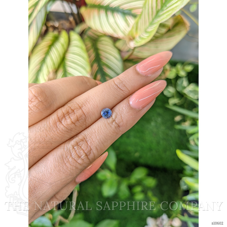 0.67 Ct. Blue Sapphire from Ceylon (Sri Lanka)