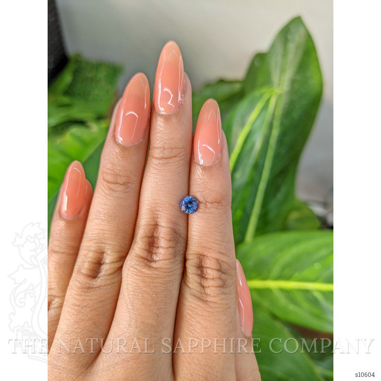 0.71 Ct. Blue Sapphire from Ceylon (Sri Lanka)