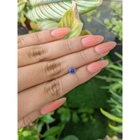 0.77 Ct. Blue Sapphire from Ceylon (Sri Lanka) Life Style