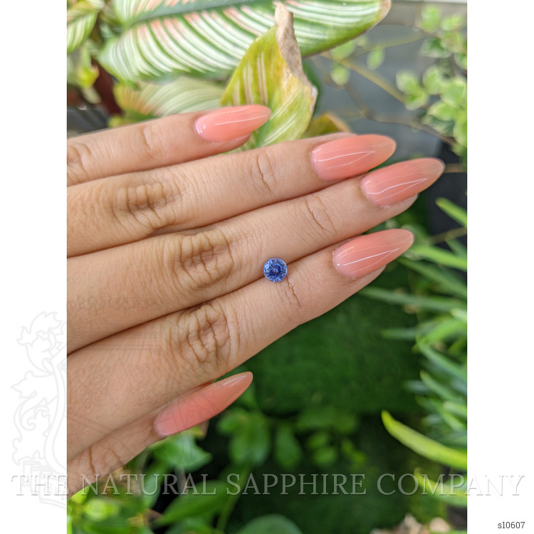 0.77 Ct. Blue Sapphire from Ceylon (Sri Lanka)
