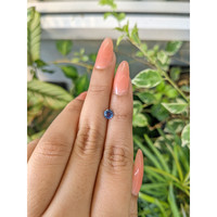 0.62 Ct. Blue Sapphire from Ceylon (Sri Lanka) Life Style