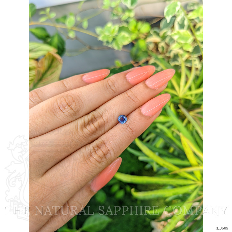 0.62 Ct. Blue Sapphire from Ceylon (Sri Lanka)