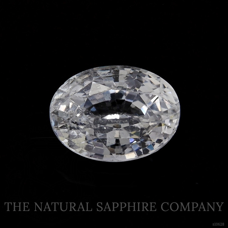 1.65 Ct. White Sapphire from Ceylon (Sri Lanka)