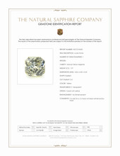 1.97 Ct. Bi Color Sapphire from Ceylon (Sri Lanka) Scan Report