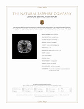 1.51 Ct. White Sapphire from Ceylon (Sri Lanka) Scan Report