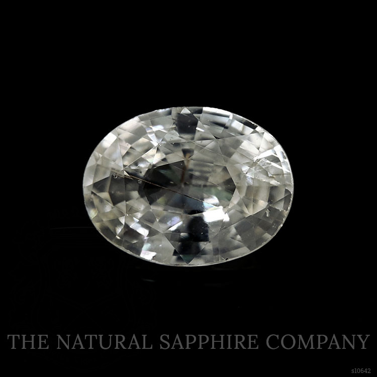 1.57 Ct. White Sapphire from Ceylon (Sri Lanka)