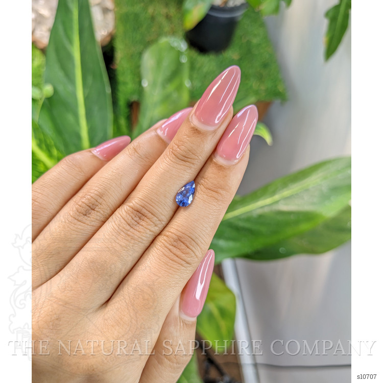 1.20 Ct. Blue Sapphire from Ceylon (Sri Lanka)