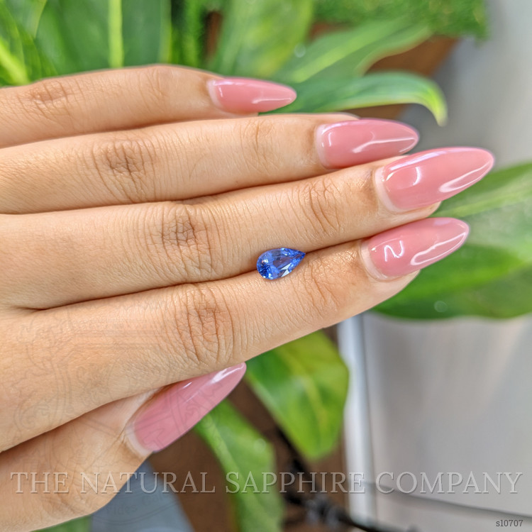 1.20 Ct. Blue Sapphire from Ceylon (Sri Lanka)