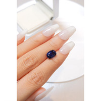 3.77 Ct. Blue Sapphire from Ceylon (Sri Lanka) Life Style