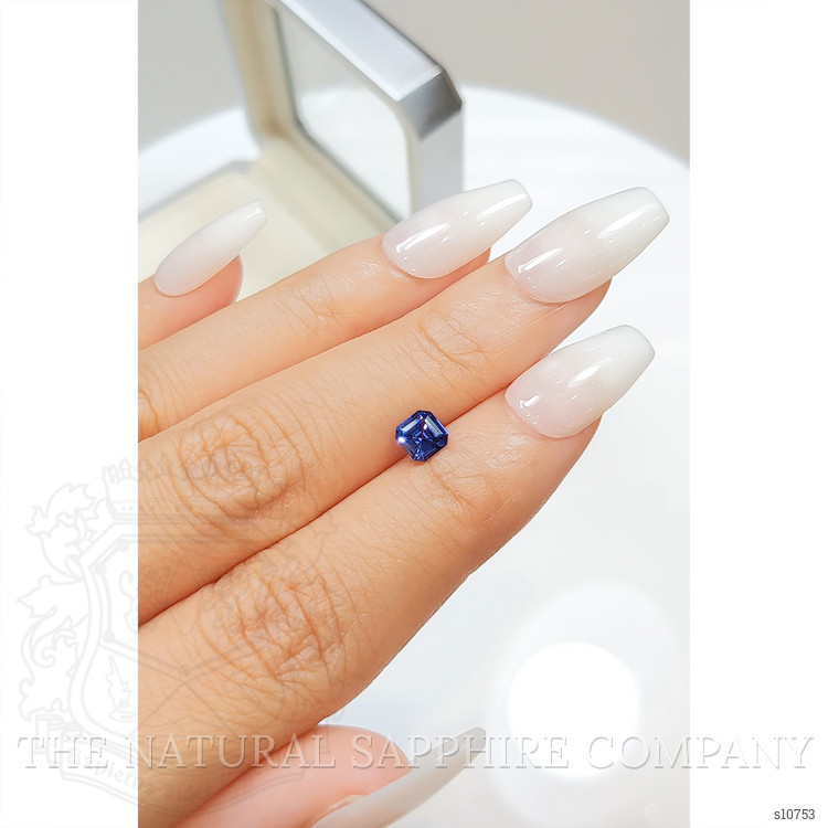 0.65 Ct. Blue Sapphire from Ceylon (Sri Lanka)