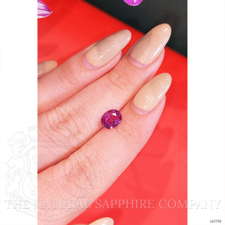 1.54 Ct. Pinkish Purple Sapphire from Ceylon (Sri Lanka)