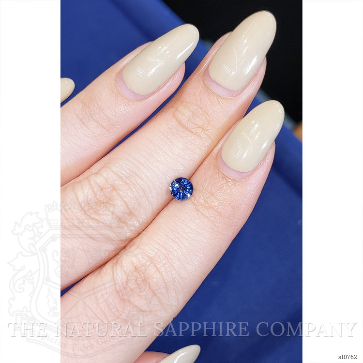 0.63 Ct. Blue Sapphire from Ceylon (Sri Lanka)