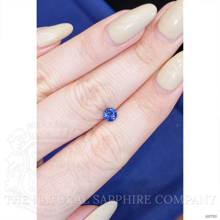 0.80 Ct. Blue Sapphire from Ceylon (Sri Lanka)
